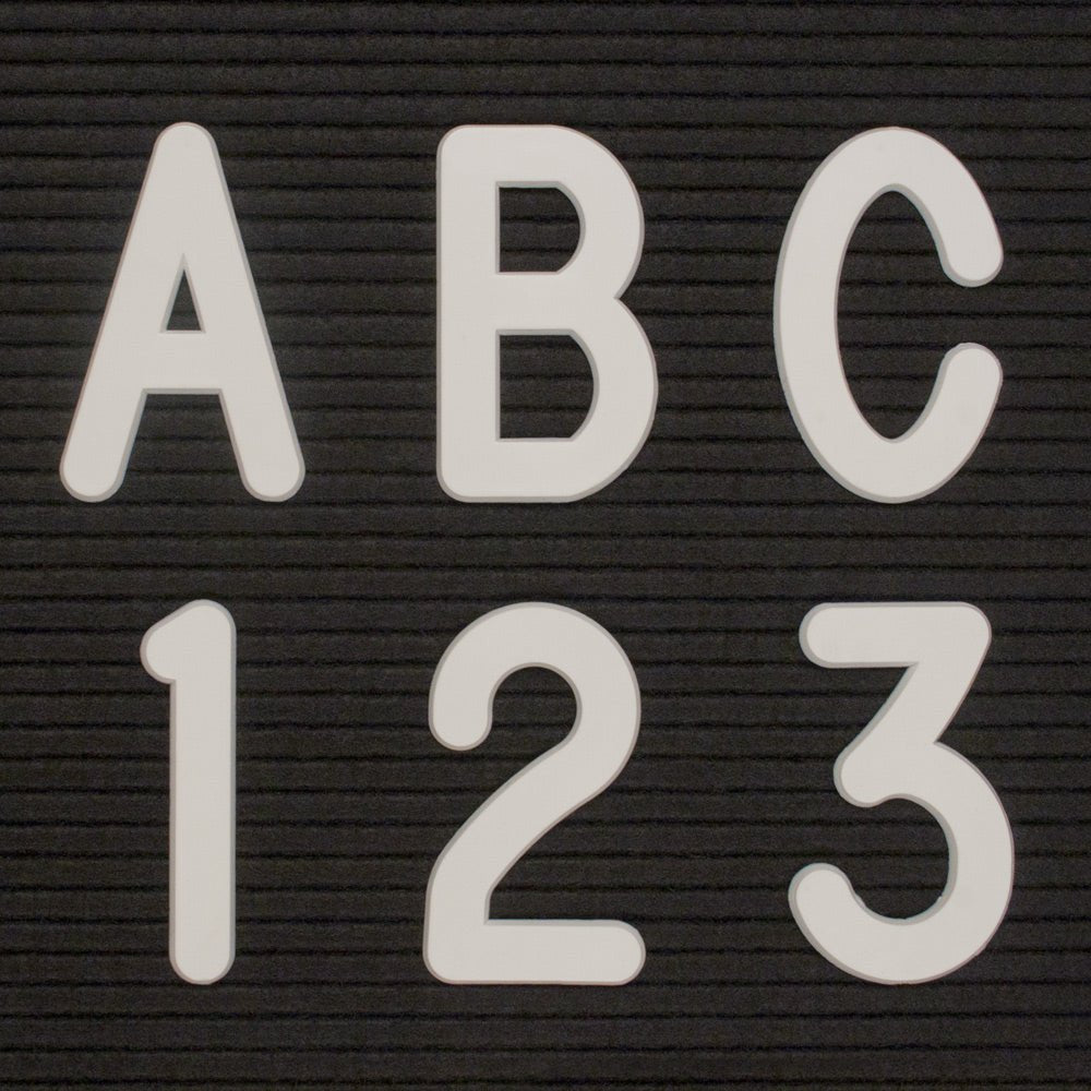 United Visual Helvetica Letter Sprue Set, 3" (UVP - UV52304) - SchoolOutlet
