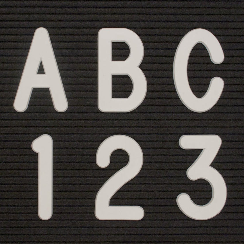 United Visual Helvetica Letter Sprue Set, 3" (UVP - UV52304) - SchoolOutlet