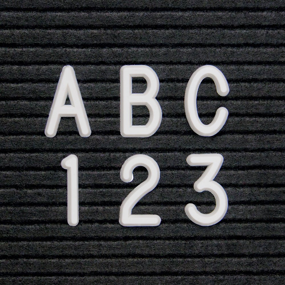 United Visual Helvetica Letter Sprue Set, 1" (UVP - UV52305) - SchoolOutlet
