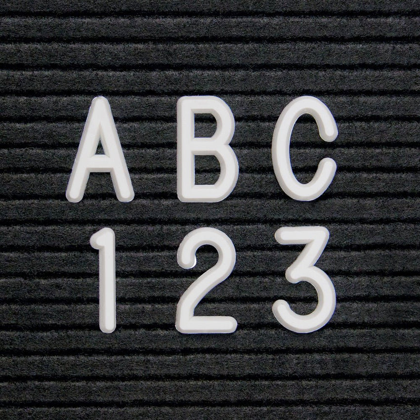 United Visual Helvetica Letter Sprue Set, 1" (UVP - UV52305) - SchoolOutlet