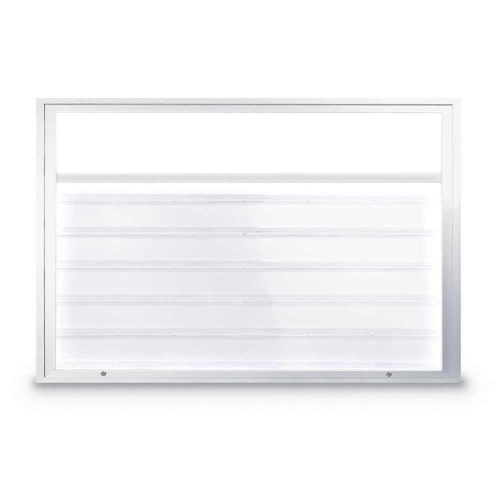 United Visual Economy Single - Sided Outdoor Readerboard - Illuminated, 72" W (UVP - UVAT2000LED) - SchoolOutlet