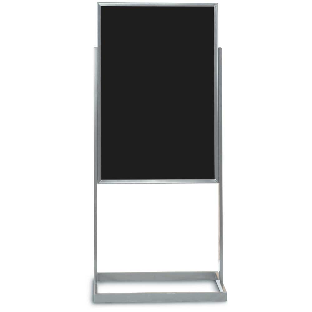 United Visual Black Dry Erase Pedestal Board (UVP - UVBPS2436) - SchoolOutlet