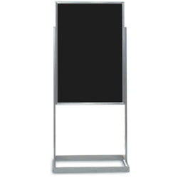 United Visual Black Dry Erase Pedestal Board (UVP-UVBPS2436)
