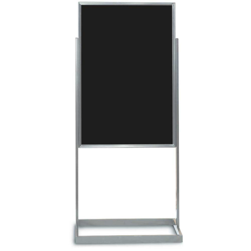 United Visual Black Dry Erase Pedestal Board (UVP - UVBPS2436) - SchoolOutlet
