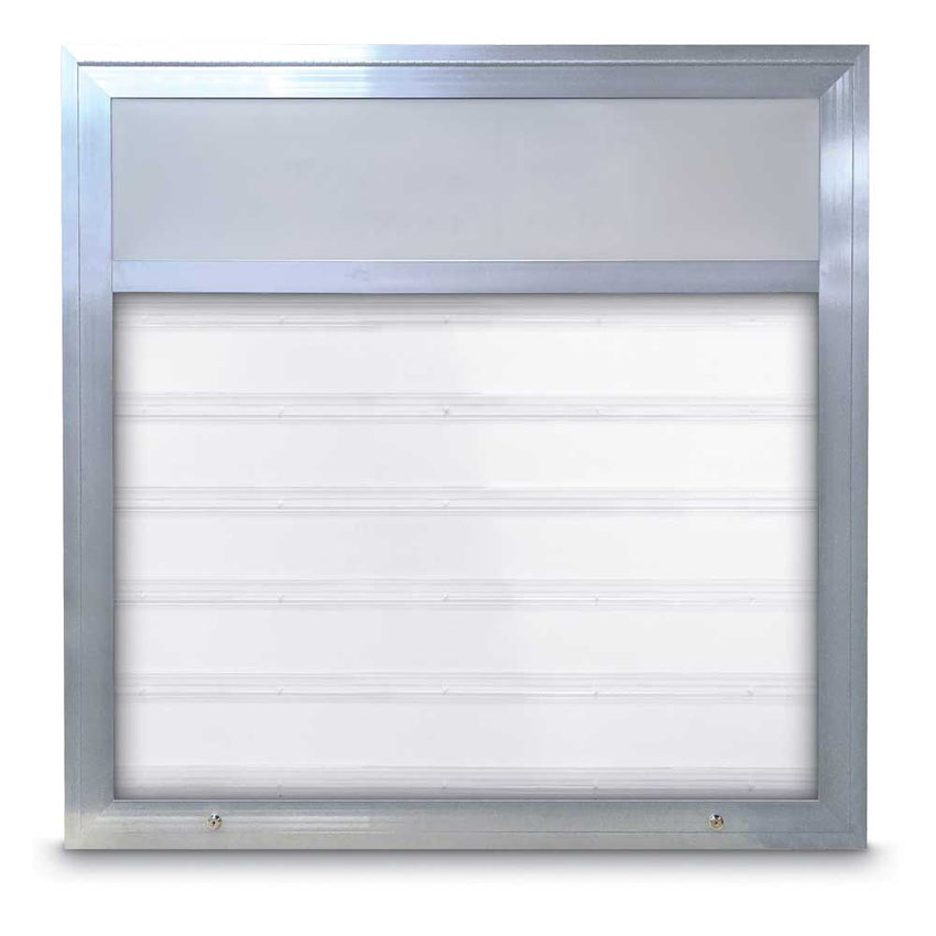 United Visual Economy Double - Sided Outdoor Readerboard - Non - Illuminated, 48" W (UVP - UVBT1001) - SchoolOutlet