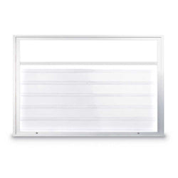 United Visual Economy Double-Sided Outdoor Readerboard - Illuminated, 72" W (UVP-UVBT2001LED)