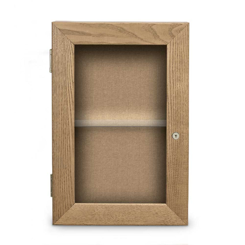 United Visual Memorabilia Display Case, 12" W x 18" H (UVP - UVMCS1218S) - SchoolOutlet