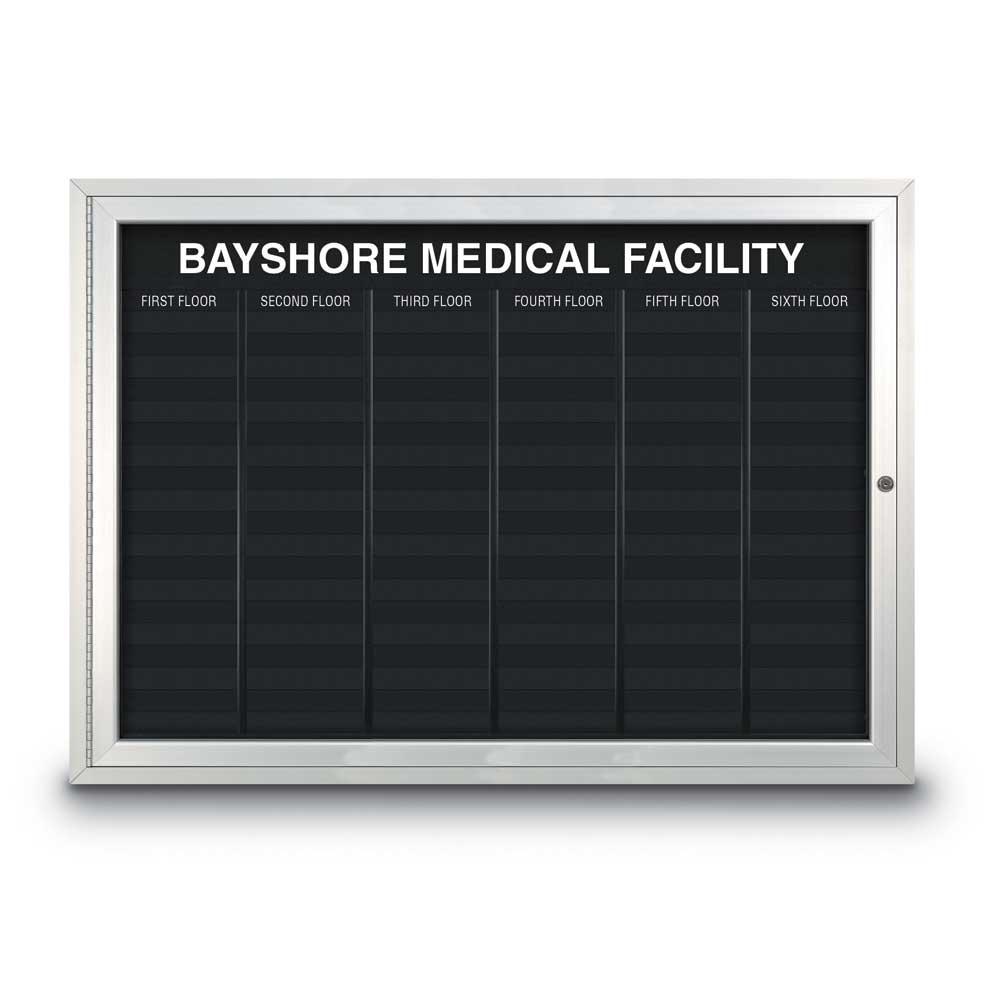 United Visual AD - Type Directory Board, 47" W X 34" H (UVP - UVNDAD300) - SchoolOutlet