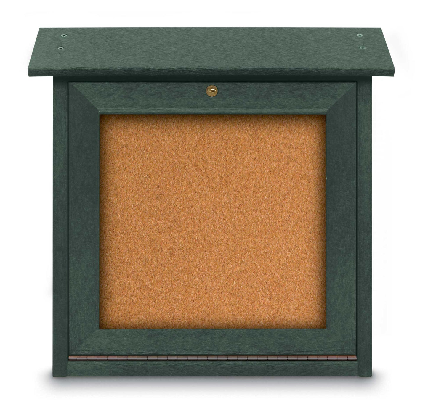United Visual Mini Corkboard Outdoor Message Center, 18" W x 18" H (UVP - UVSM1818) - SchoolOutlet