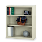 Virco BCM3642 - Metal Bookcase, Three Shelves - 36