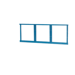 Global Industrial Panel Mounting Kit for 60"W Bench - Blue (GLB-249292ABL)