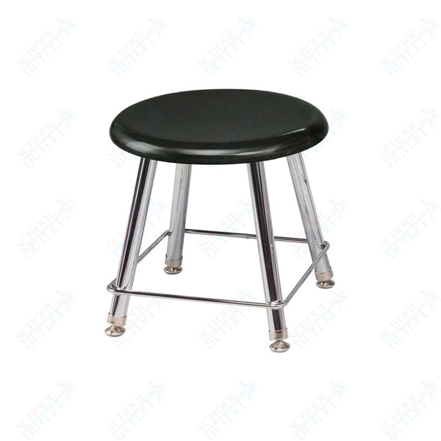 USA Capitol Legacy Series 12" Fixed Height Hard Plastic Stool (112) - SchoolOutlet