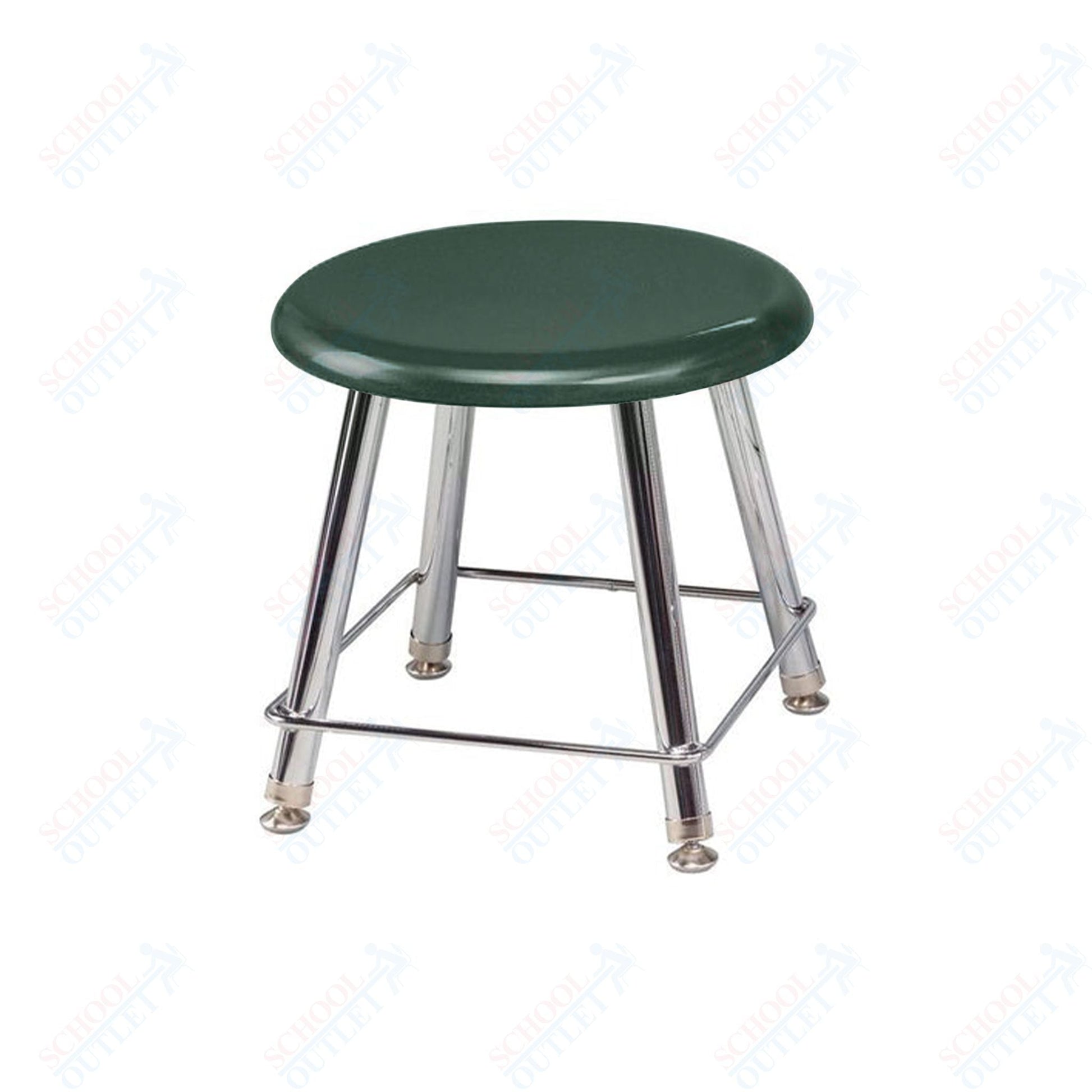 USA Capitol Legacy Series 12" Fixed Height Hard Plastic Stool (112) - SchoolOutlet
