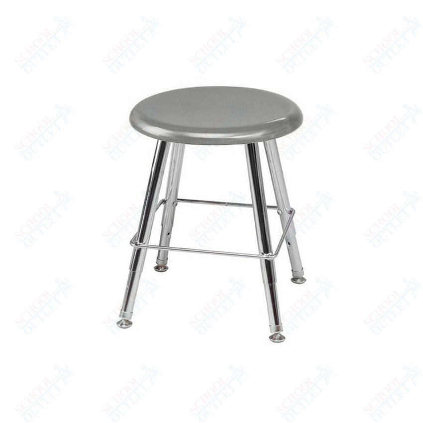 USA Capitol Legacy Series 12" - 16" Adjustable Height Hard Plastic Stool (112A) - SchoolOutlet