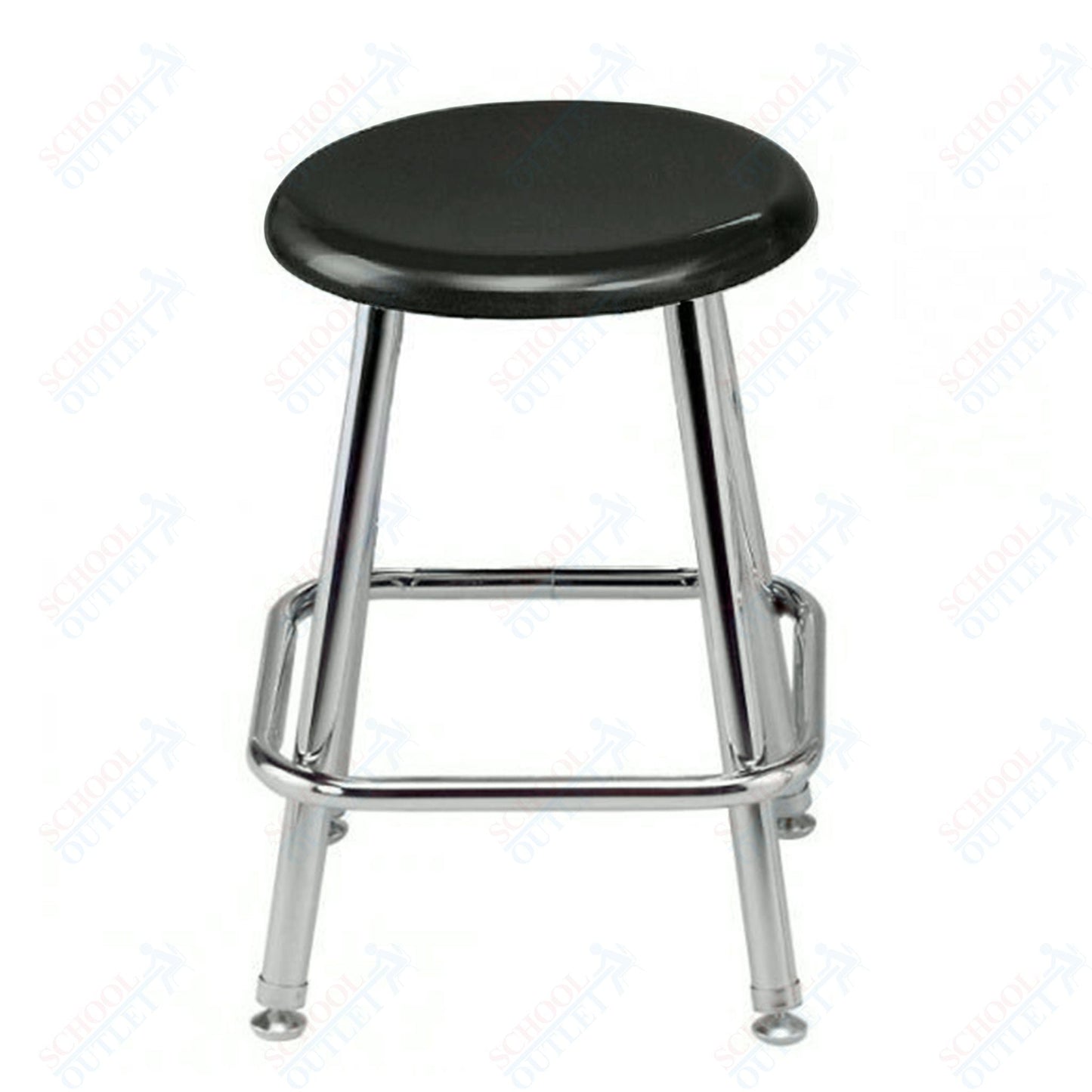 USA Capitol Legacy Series 18" Fixed Height Hard Plastic Stool (118) - SchoolOutlet