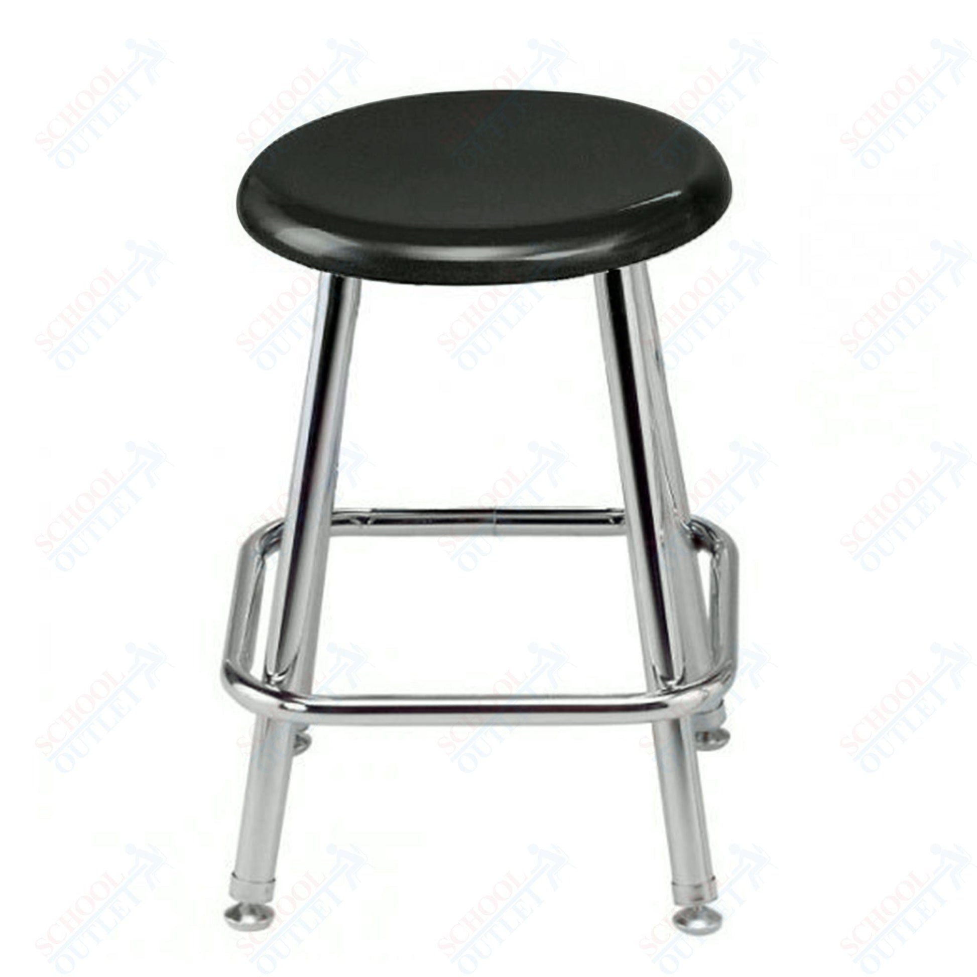 USA Capitol Legacy Series 18" Fixed Height Hard Plastic Stool (118) - SchoolOutlet