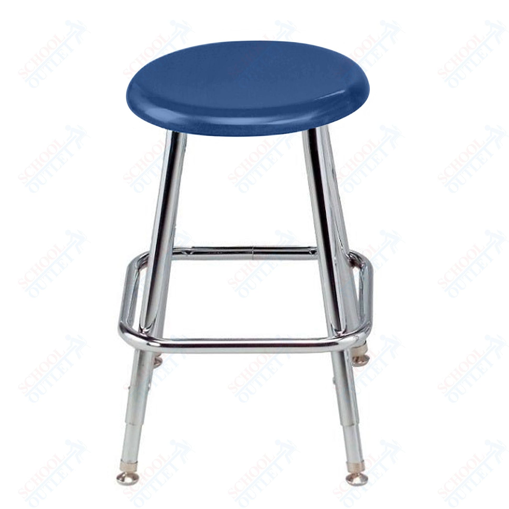 USA Capitol Legacy Series 24" - 30" Adjustable Height Hard Plastic Stool (124A) - SchoolOutlet