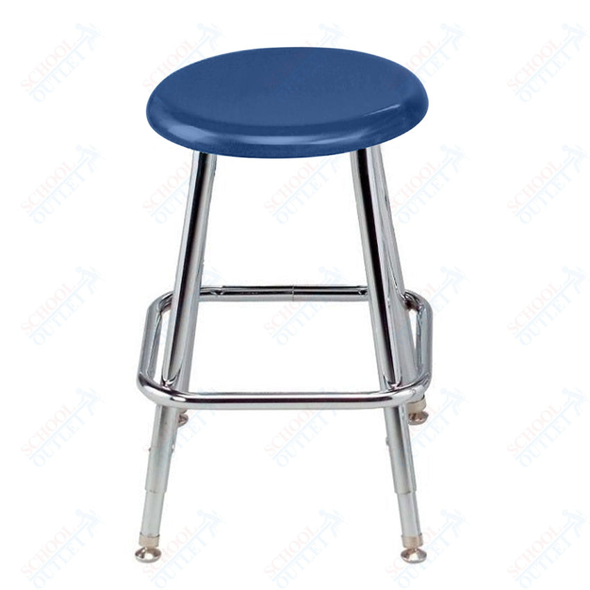 USA Capitol Legacy Series 24" - 30" Adjustable Height Hard Plastic Stool (124A) - SchoolOutlet