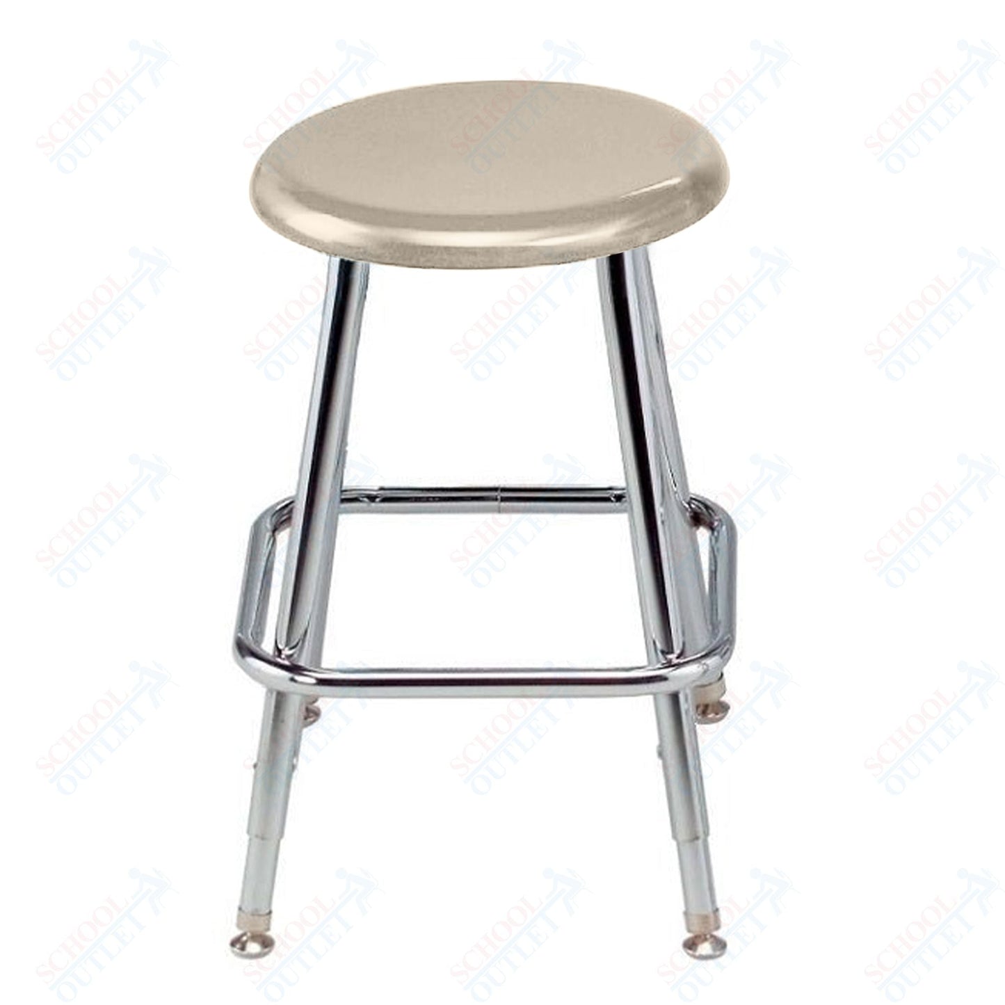 USA Capitol Legacy Series 24" - 30" Adjustable Height Hard Plastic Stool (124A) - SchoolOutlet