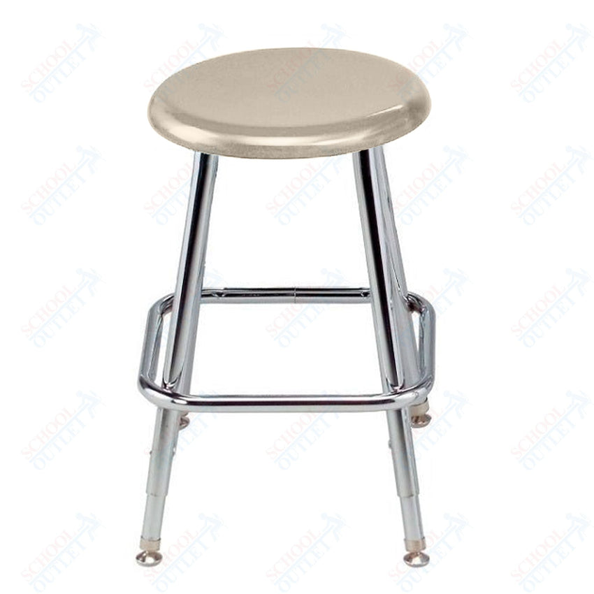 USA Capitol Legacy Series 24" - 30" Adjustable Height Hard Plastic Stool (124A) - SchoolOutlet