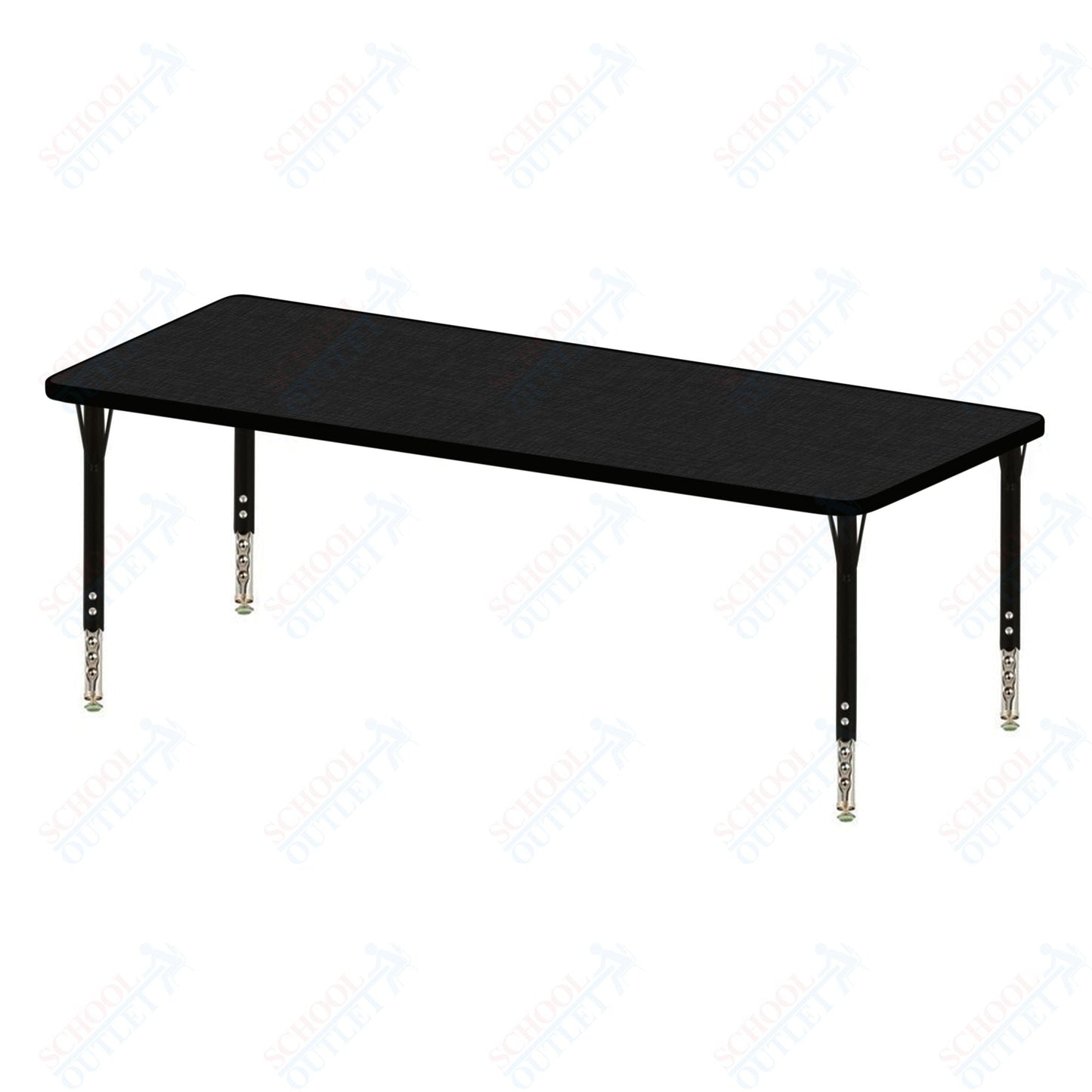 USA Capitol 30" x 36" Rectangle Activity Table Adjustable Height 23" - 31" (3036SE) - SchoolOutlet