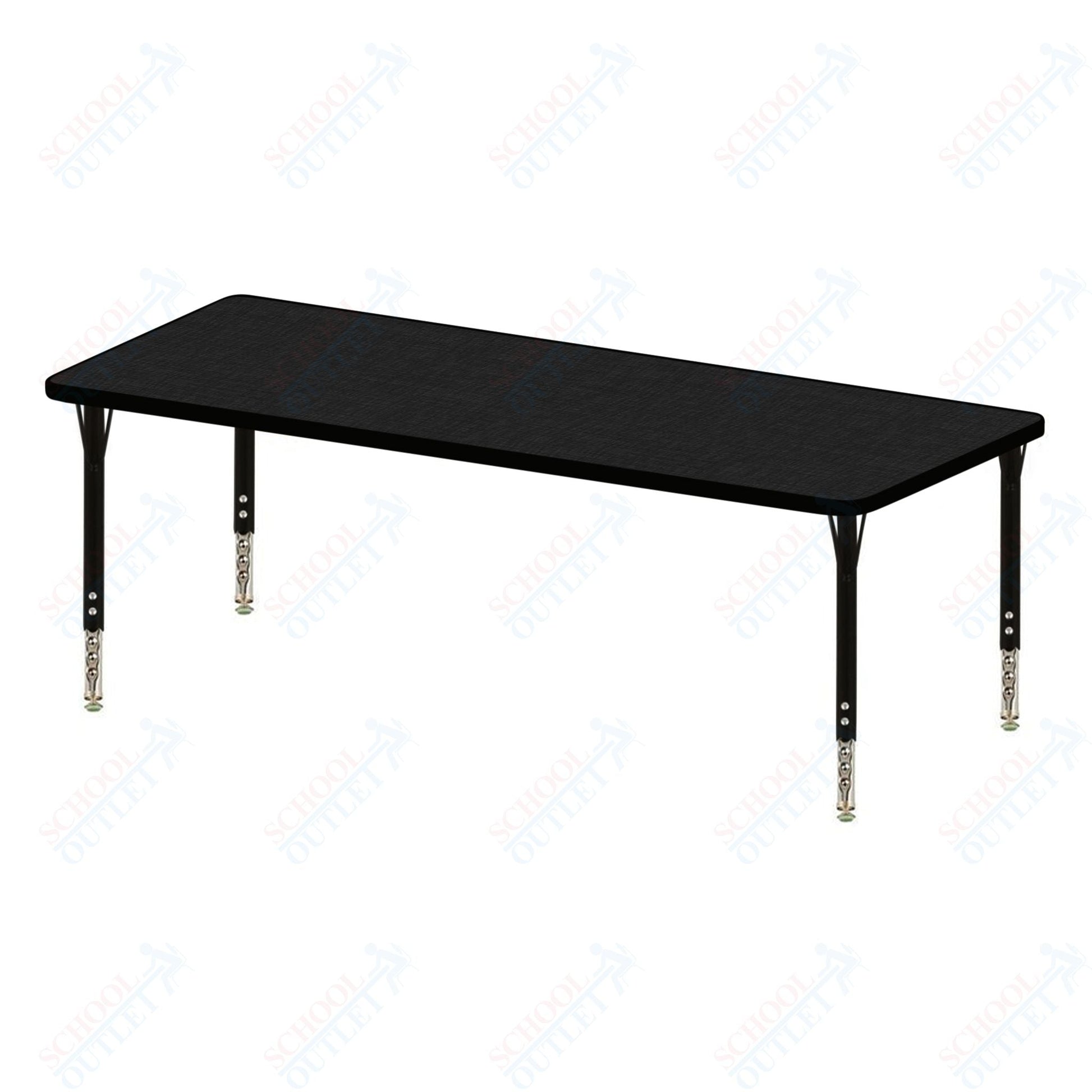 USA Capitol 30" x 36" Rectangle Activity Table Adjustable Height 23" - 31" (3036SE) - SchoolOutlet