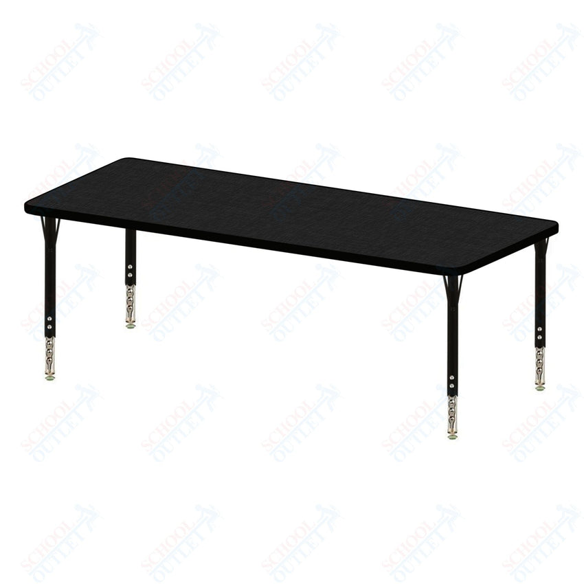 USA Capitol 30" x 36" Rectangle Activity Table Adjustable Height 23" - 31" (3036SE) - SchoolOutlet