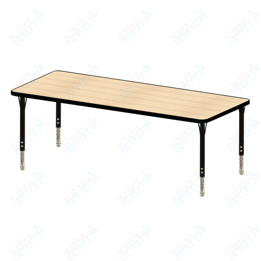 USA Capitol 30" x 36" Rectangle Activity Table Adjustable Height 23" - 31" (3036SE) - SchoolOutlet
