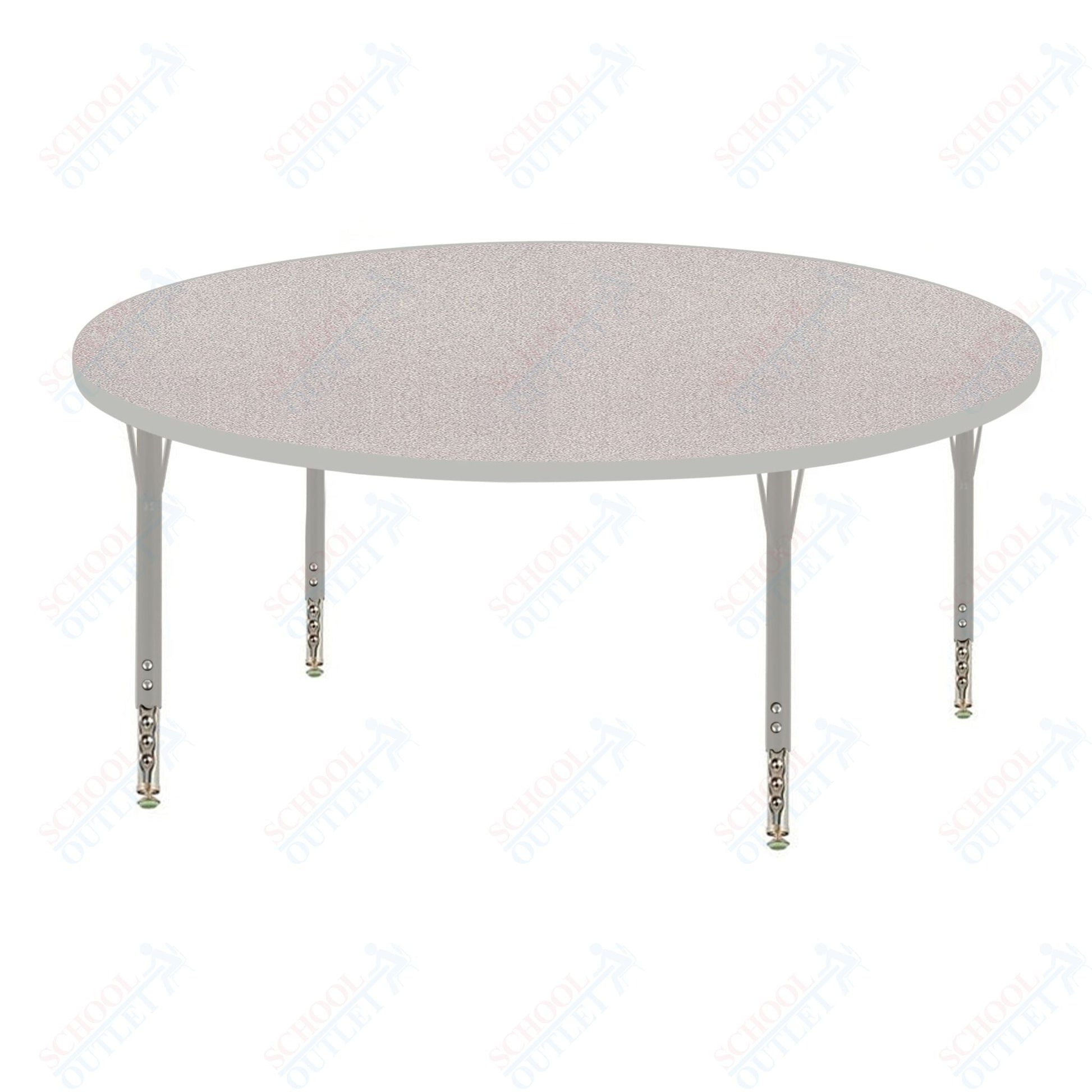 USA Capitol 30" Round Activity Table Adjustable Height 23" - 31" (30RSE) - SchoolOutlet