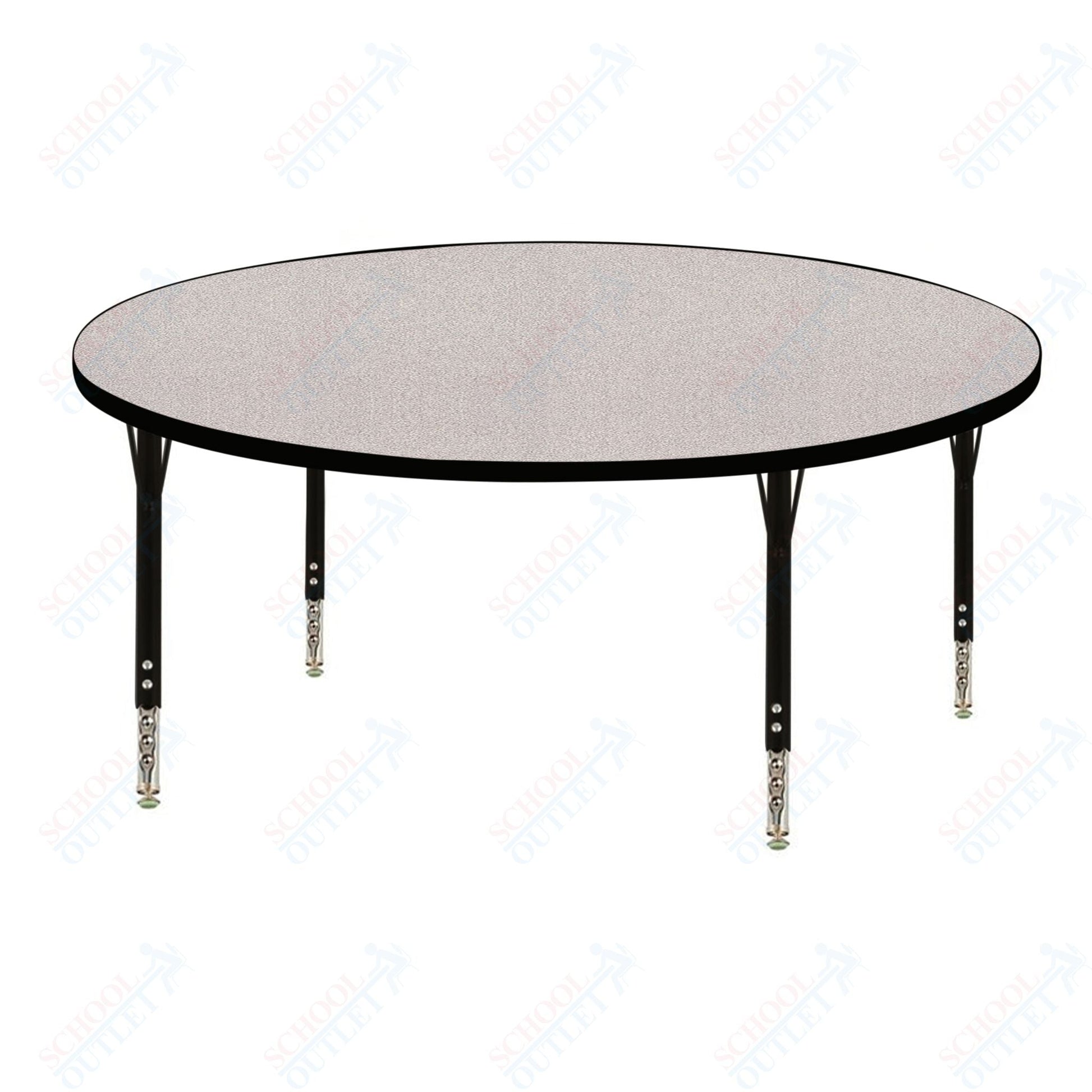 USA Capitol 30" Round Activity Table Adjustable Height 23" - 31" (30RSE) - SchoolOutlet