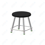 USA Capitol Euroflex Poly Seat Stool Fixed Height 12