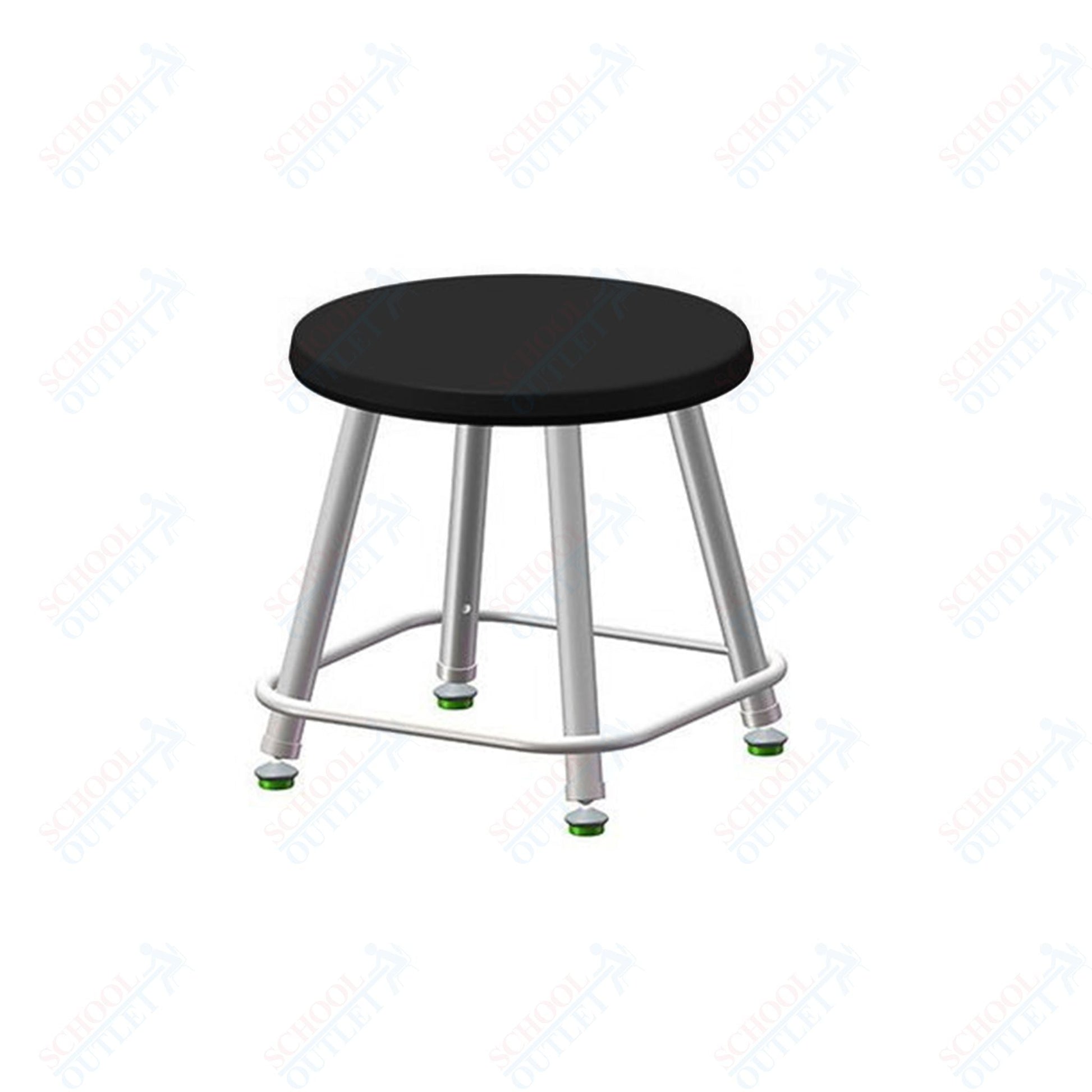 USA Capitol Euroflex Poly Seat Stool Fixed Height 12" (3112) - SchoolOutlet
