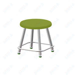 USA Capitol Euroflex Poly Seat Stool Fixed Height 12
