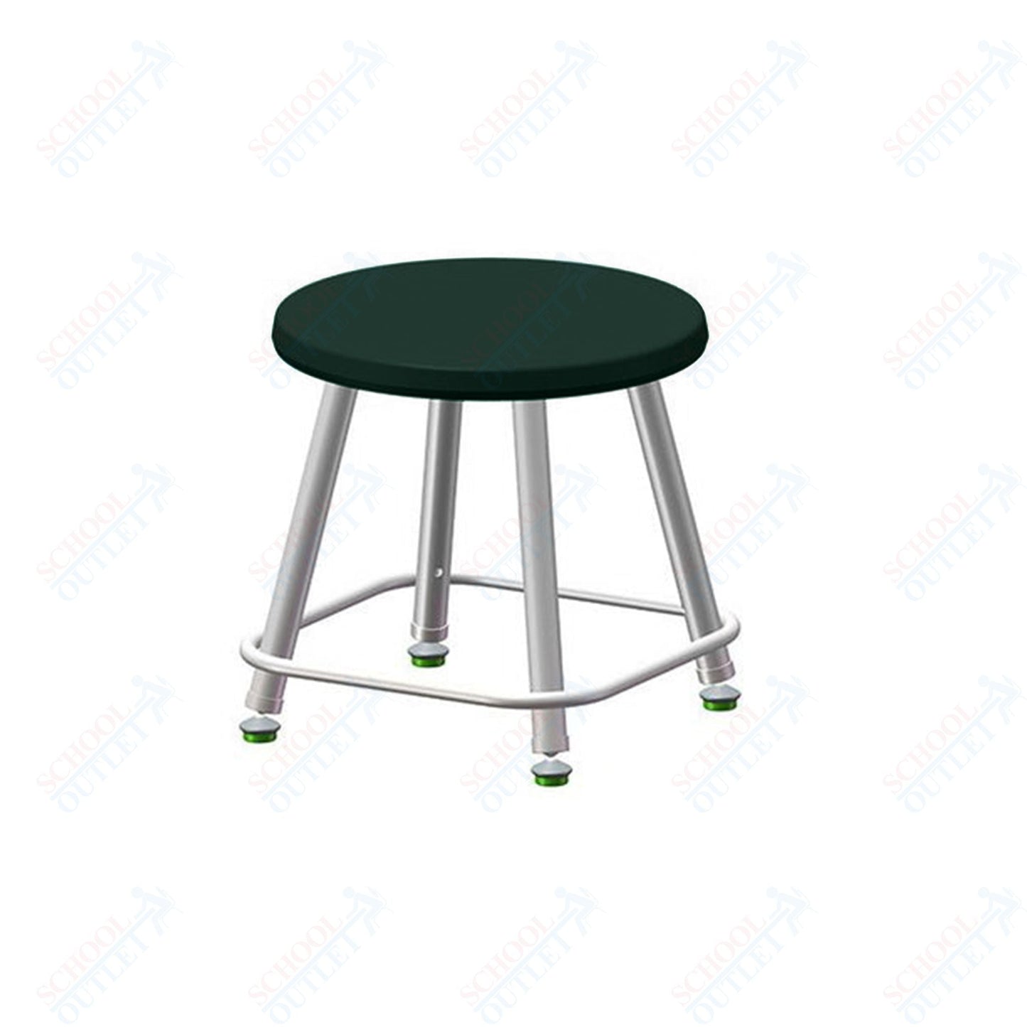 USA Capitol Euroflex Poly Seat Stool Fixed Height 12" (3112) - SchoolOutlet