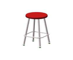 USA Capitol Euroflex Poly Seat Stool Fixed Height 18" (3118)