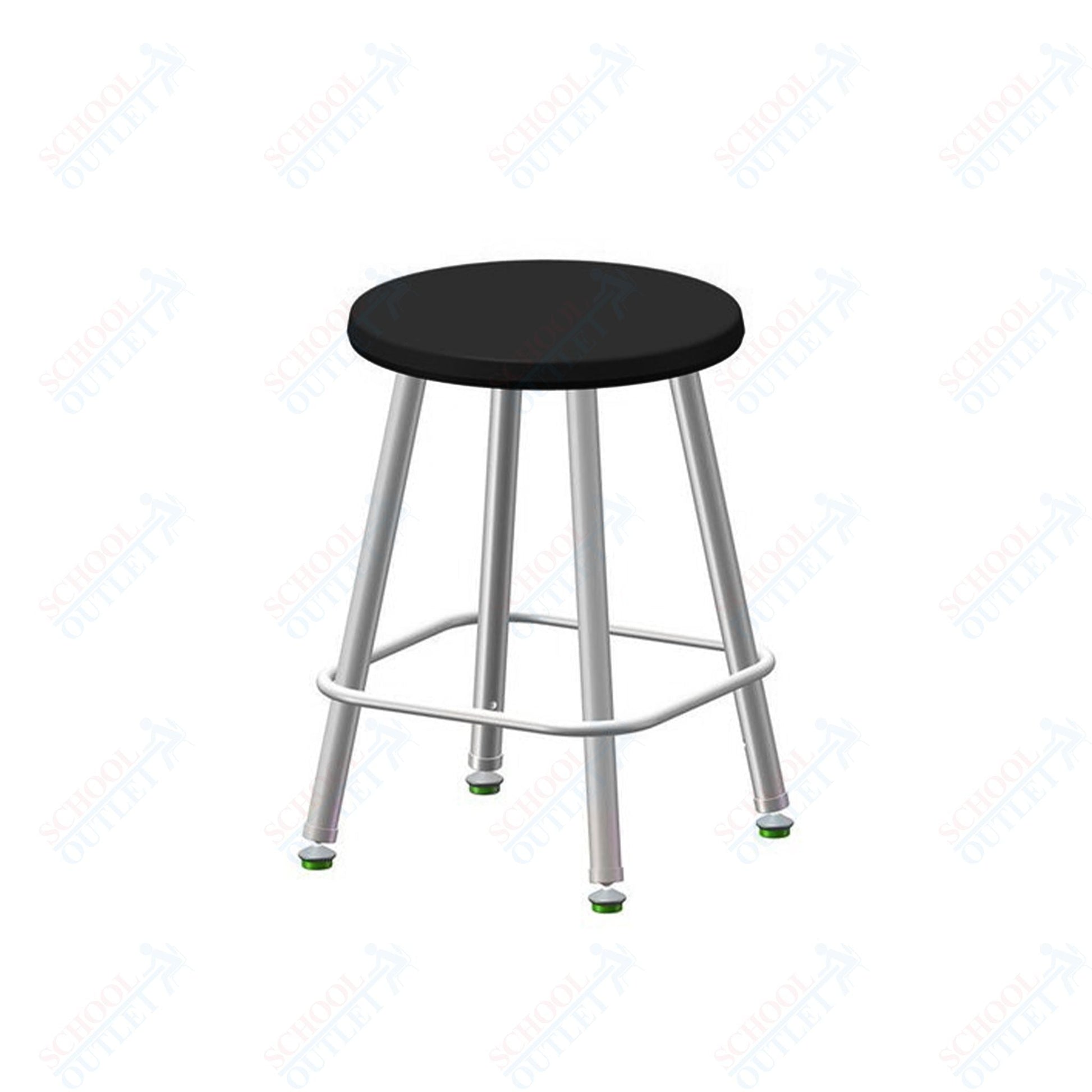 USA Capitol Euroflex Poly Seat Stool Fixed Height 18" (3118) - SchoolOutlet
