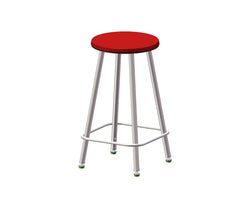 USA Capitol Euroflex Poly Seat Stool Fixed Height 24" (3124)