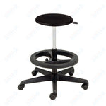 USA Capitol Euroflex Teacher/Lab Poly Seat Stool with Foot ring Adjustable Height 13.5