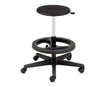 USA Capitol Euroflex Teacher/Lab Poly Seat Stool with Foot ring Adjustable Height 13.5