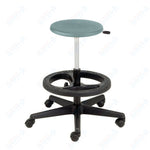 USA Capitol Euroflex Teacher/Lab Poly Seat Stool with Foot ring Adjustable Height 13.5