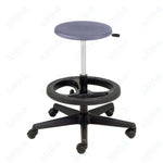 USA Capitol Euroflex Teacher/Lab Poly Seat Stool with Foot ring Adjustable Height 13.5