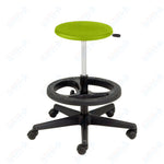 USA Capitol Euroflex Teacher/Lab Poly Seat Stool with Foot ring Adjustable Height 13.5