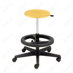 USA Capitol Euroflex Teacher/Lab Poly Seat Stool with Foot ring Adjustable Height 13.5