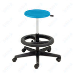 USA Capitol Euroflex Teacher/Lab Poly Seat Stool with Foot ring Adjustable Height 13.5