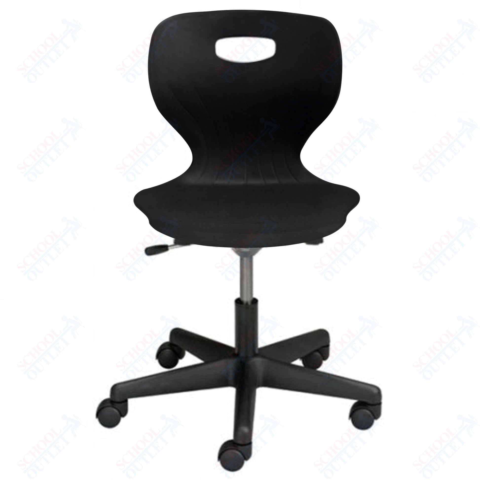 USA Capitol EuroFlex Lab Chair 15.5" - 20.25" Adjustable Height with Gas Lift (3190) - SchoolOutlet