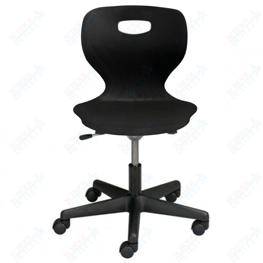 USA Capitol EuroFlex Lab Chair 15.5" - 20.25" Adjustable Height with Gas Lift (3190) - SchoolOutlet