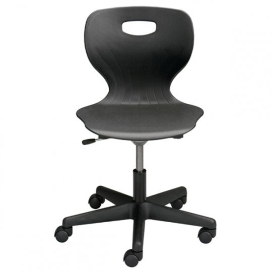 USA Capitol EuroFlex Lab Chair 15.5" - 20.25" Adjustable Height with Gas Lift (3190) - SchoolOutlet