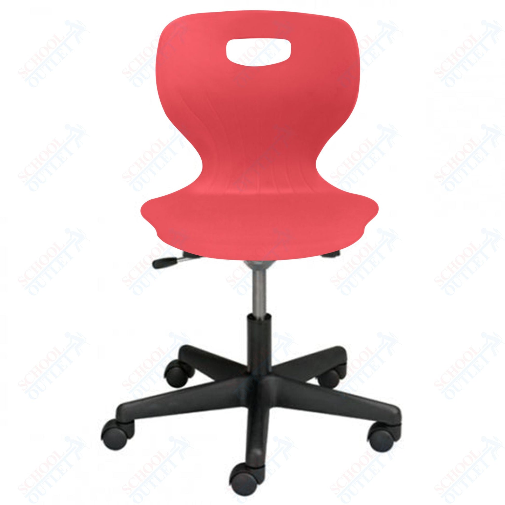 USA Capitol EuroFlex Lab Chair 15.5" - 20.25" Adjustable Height with Gas Lift (3190) - SchoolOutlet