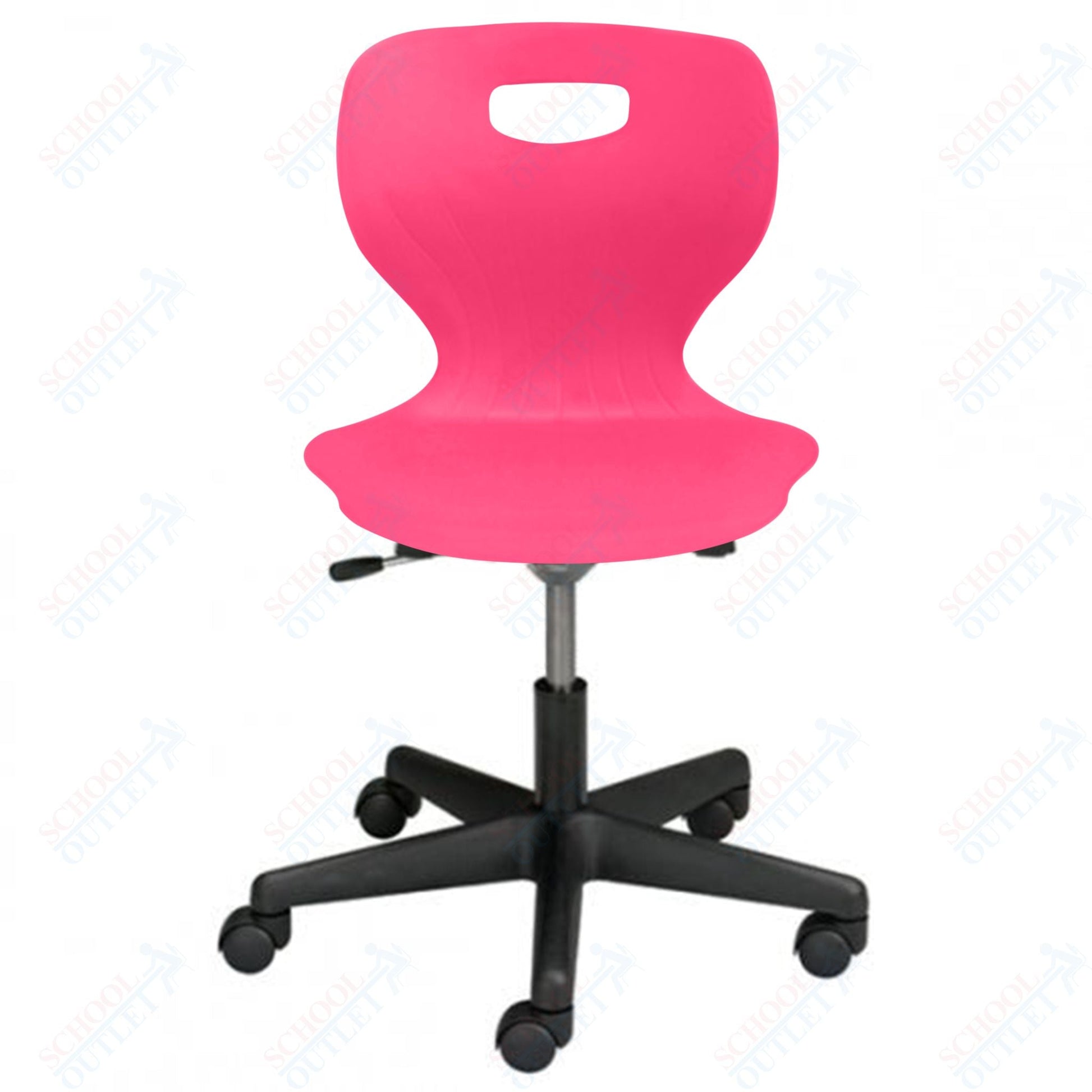 USA Capitol EuroFlex Lab Chair 15.5" - 20.25" Adjustable Height with Gas Lift (3190) - SchoolOutlet
