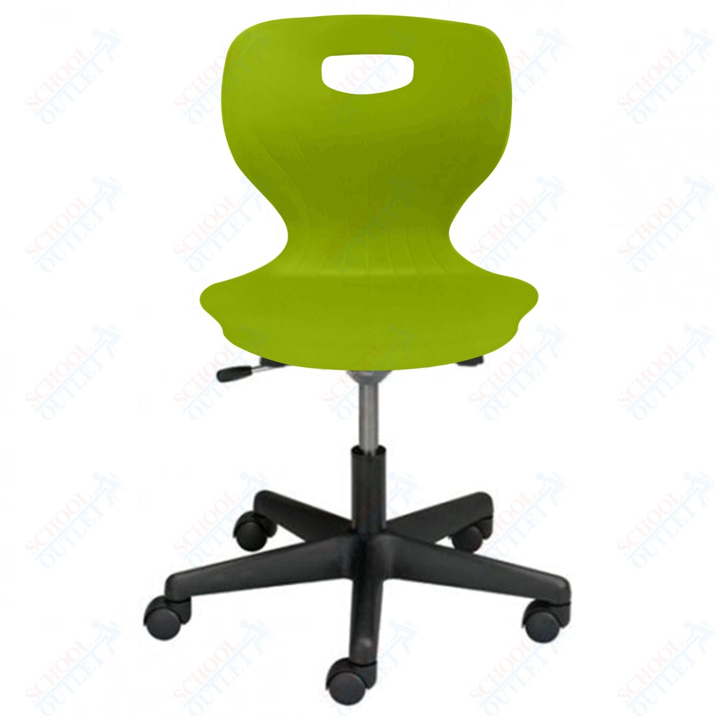 USA Capitol EuroFlex Lab Chair 15.5" - 20.25" Adjustable Height with Gas Lift (3190) - SchoolOutlet
